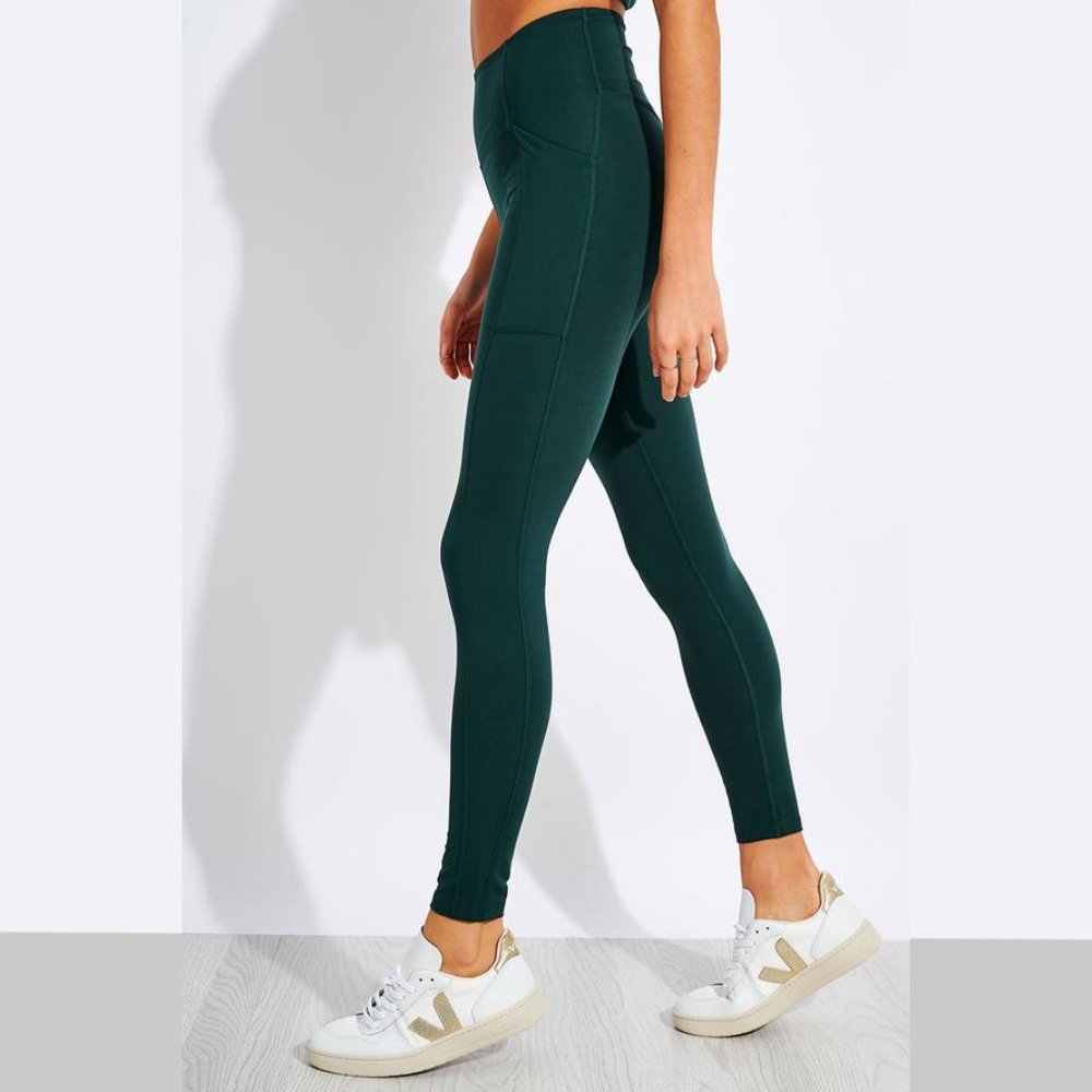 Girlfriend Collective High-Rise Pocket Legging Moss M